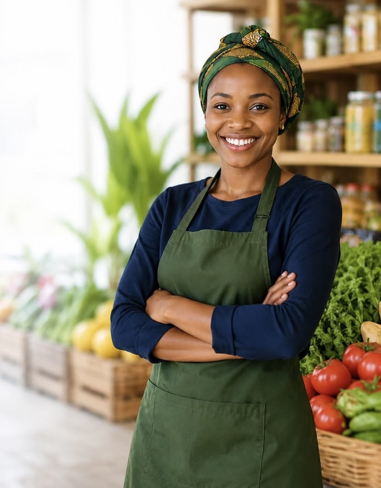 Retail business owner using MyPOS Ghana